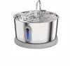 4L Wireless 5000mAh Cat Dog Water Fountain 304 Stainless Steel Dual 220 Radar Induction Four Layer Filtration Ultra Silent