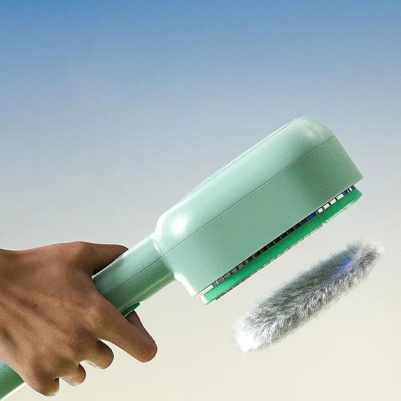 Pet Steam Hair Removal Brush Stainless Steel Needles One-click Cleaning Button Cat Care Massage Grooming Comb
