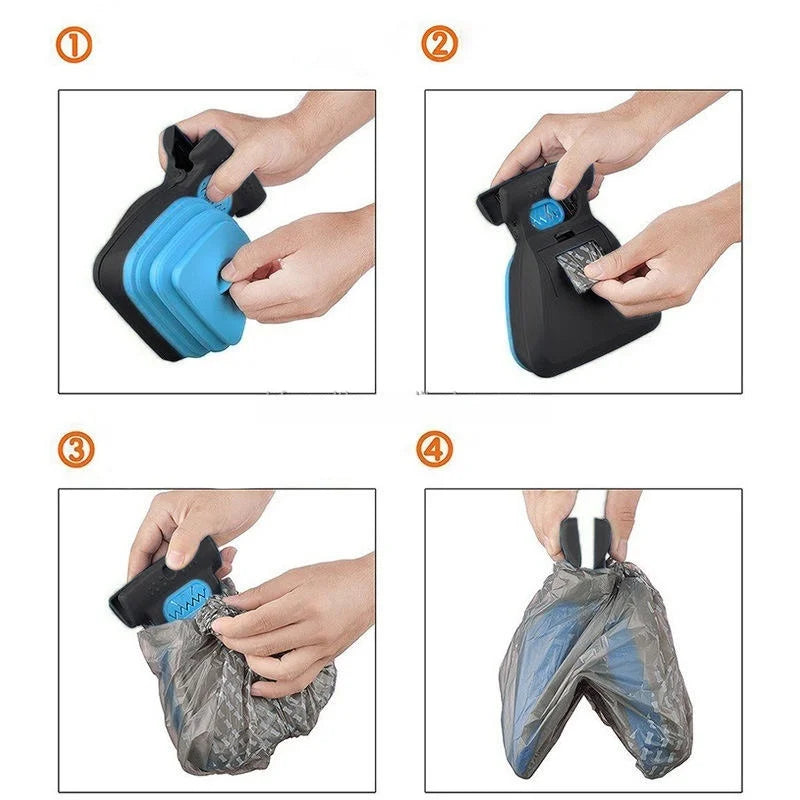 Portable Pet Pooper Scooper Foldable Cats Dogs Poop Picker Practical Dog Walking Gadget Outdoor Pet Cleaning Tools