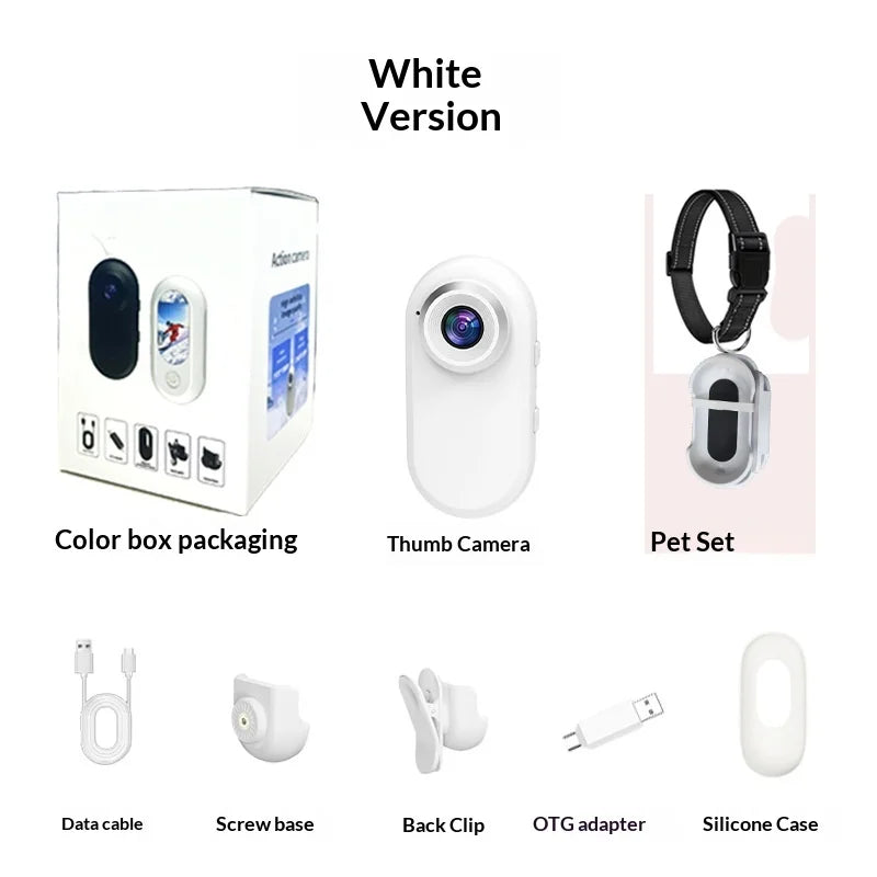 Home Security Pet Camera for Cats & Dogs 1080P VLOG Sports Recorder