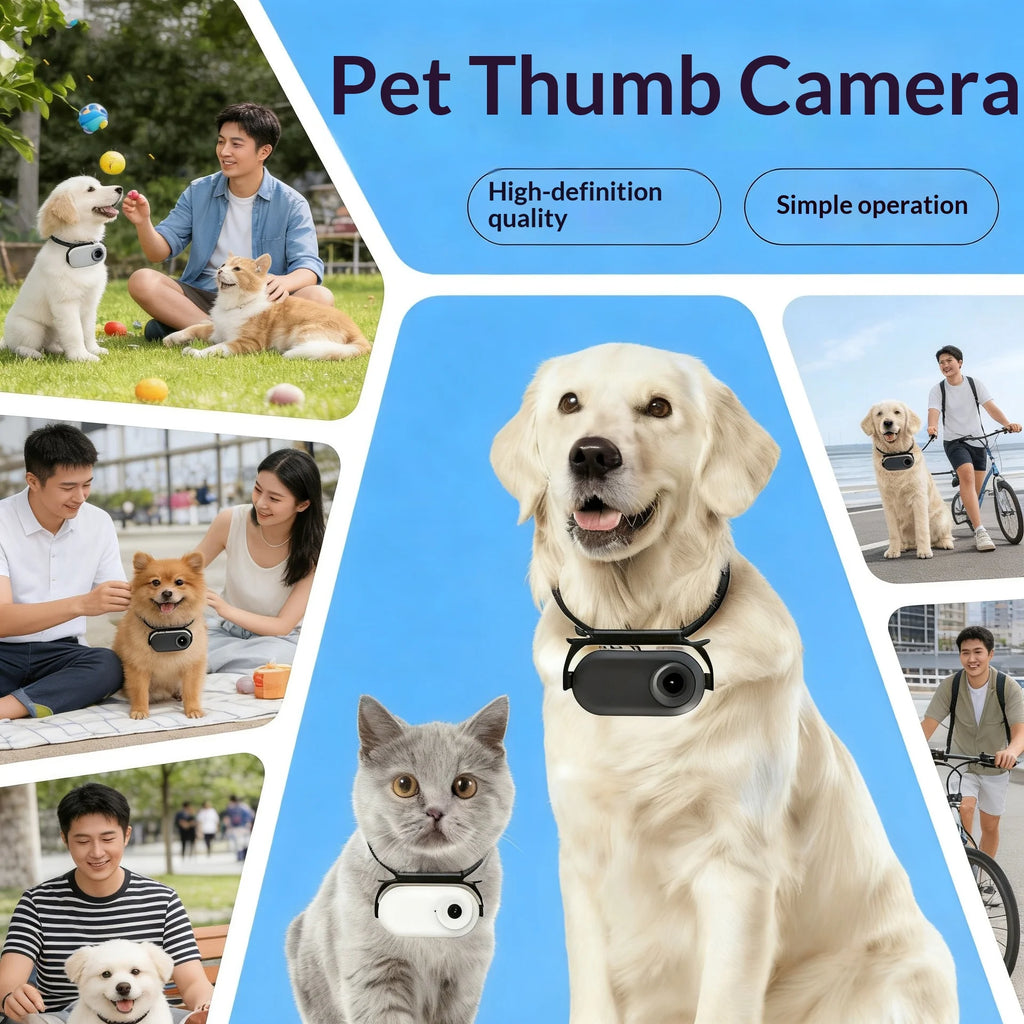 Home Security Pet Camera for Cats & Dogs 1080P VLOG Sports Recorder