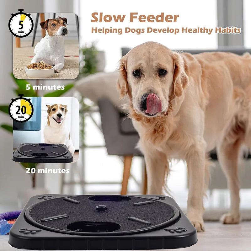 Rotatable Square Modern Lifelike Dog Treat Nail Scratch Board Puzzle Toy Eco-Friendly Dog Slow Food Feeder Nail File Toy