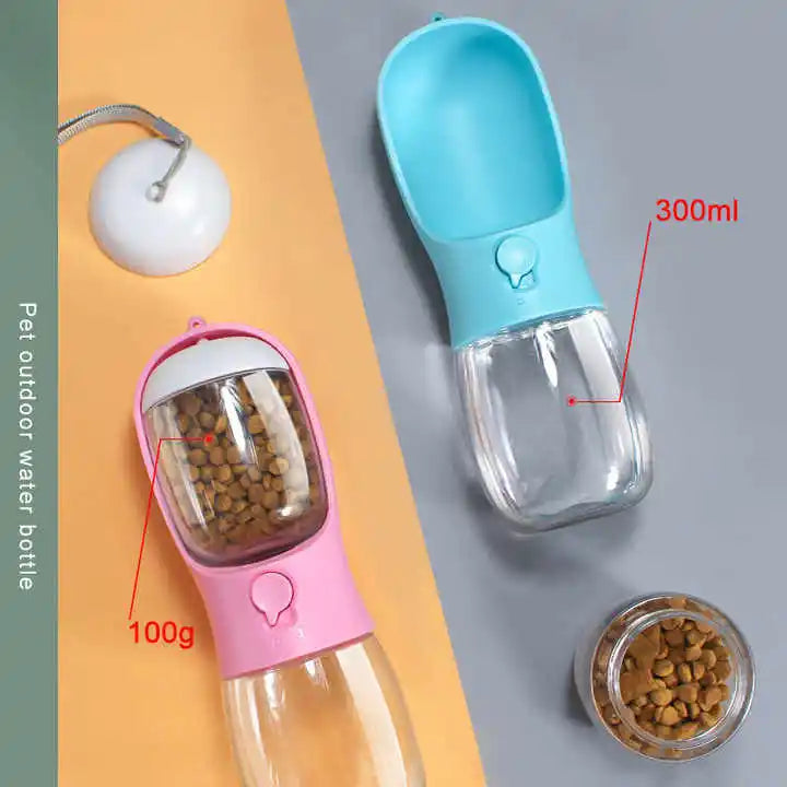 Multifunctional Pet Water and Food Dual-use Cup for Cats and Dogs Portable Pet Drinking Bottle Supplies